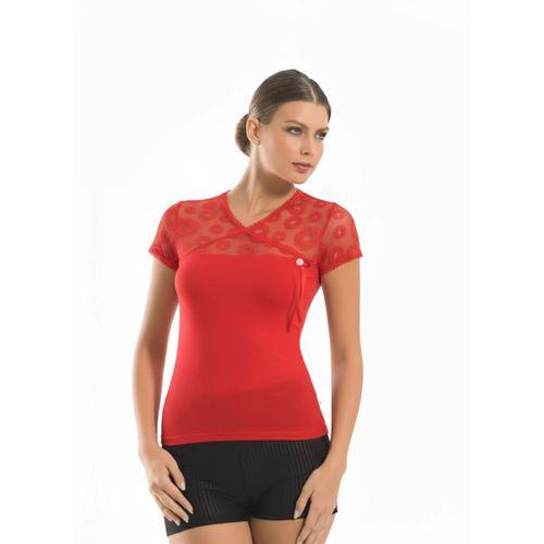 Berrak Kadın Floklu Kravize Atlet Elastane 2174