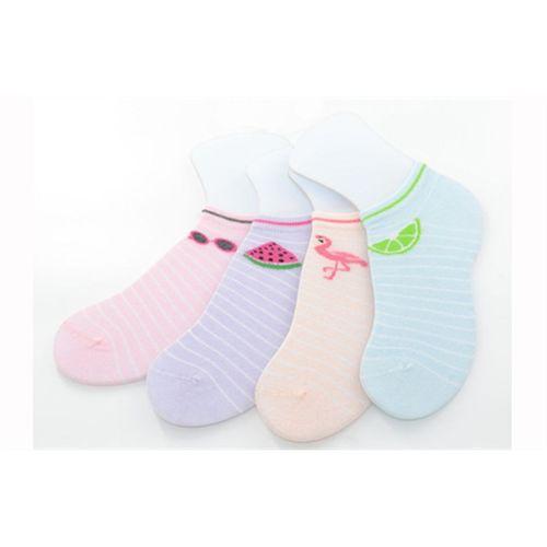 Ekinoks 4 Lü Coraline Desenli Kız Çocuk Patik Çorap