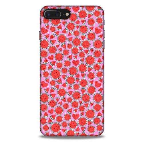 Apple Iphone 7 Plus Uyumlu Kılıf Pembe Delisi (30) Silicone Case Karpuz