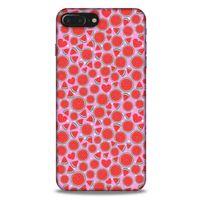 Apple Iphone 7 Plus Uyumlu Kılıf Pembe Delisi (30) Silicone Case Karpuz