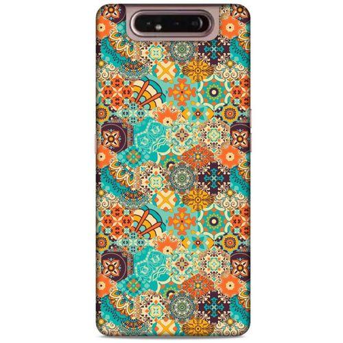 Ethnic Culture (62) Samsung Galaxy A80 Kılıf Silikon Kapak Desenli
