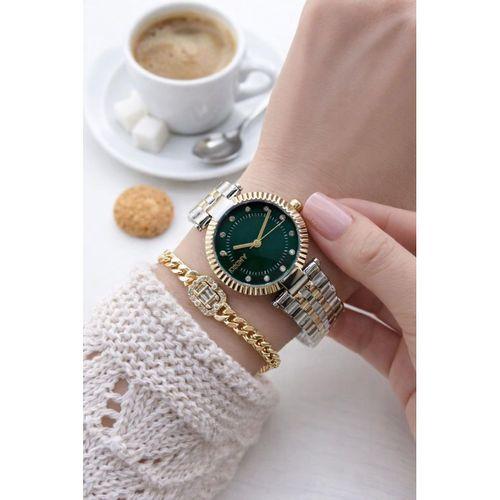 DKNY 2 Yıl Garantili 5 Atm Suya Dayanıklı Kararma Renk Atma Yapmaz Kadın Kol Saati+Bileklik DL042.75