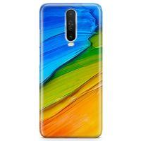 Xiaomi Redmi K30 Kılıf Tempere Arka Kapak Koruma Desenli Full Koruyucu