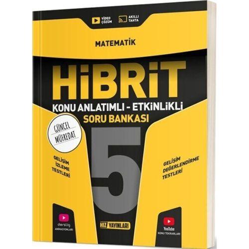 5. Sınıf Matematik HİBRİT Konu Anlatımlı Etkinlikli Soru Bankası Hız Yayınları