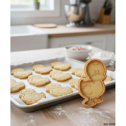 Sevimli Civciv Sekillendirici Kalip Kurabiye Hamur Kesici Oyun ve Seker Hamuru Seti