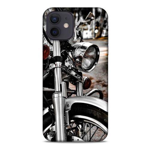 Apple iPhone 12 Uyumlu Kılıf Motorsiklet (49) Ultra Silikon Kılıf Harley