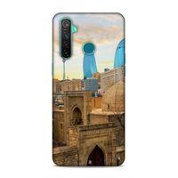 Realme 5 Pro Uyumlu Kılıf Azarbaijan (11) Tam Koruma Ateş Kuleleri