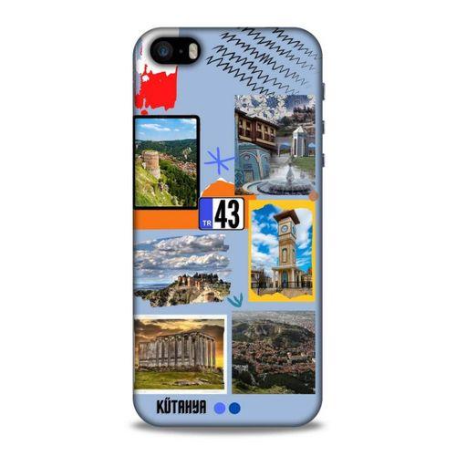 Lopard Apple Iphone 5 Uyumlu Kılıf Şehirli ※ (43) Kütahya Thin Fit Kılıf