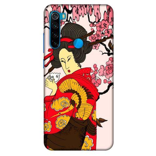 Xiaomi Redmi Note 8 Kılıf Japonya (10) Full Koruma Kılıfı Japon Geyşa