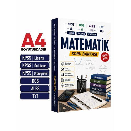 KPSS-DGS-ALES-TYT Matematik Soru Bankası(ÖSYM Tarzında Yeni Nesil Sorular) Güncel Baskı