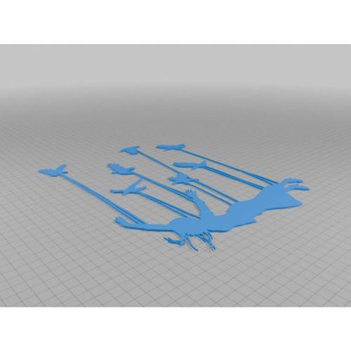 Kuşlarla Uçan Kadın 3D Baskı (Bu ürün Sadece Plastik parçadır - Almadan Önce Soru Sorabilirsiniz)