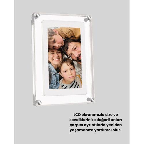 7 İnç Ips Ekranlı Dijital Çerçeve – Yüksek Parlaklık Ve 4gb Dahili Hafıza