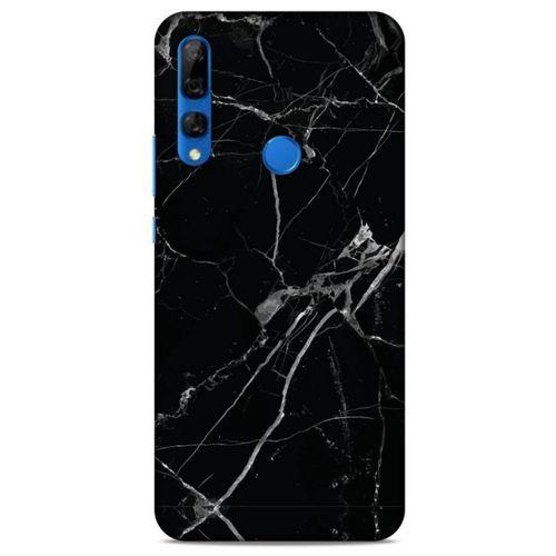 Mermer Desenli (17) Tema Tasarım Kılıf Siyah Huawei Y9 Prime 2019 Kılıf