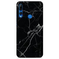 Mermer Desenli (17) Tema Tasarım Kılıf Siyah Huawei Y9 Prime 2019 Kılıf