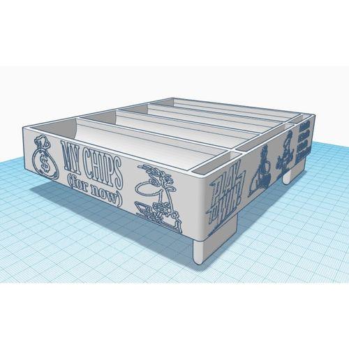 Poker Chip Tray istiflenebilir özelleştirilebilir - 5151801