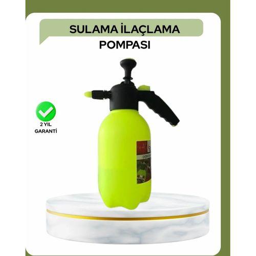 2 Litre Pompalı Püskürtücü Bakır Nozullu Ayarlı Sprey Temizlik Ve Bahçe