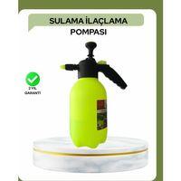 2 Litre Pompalı Püskürtücü Bakır Nozullu Ayarlı Sprey Temizlik Ve Bahçe