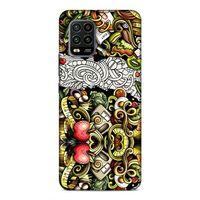 Xiaomi Mi 10 Lite Kılıf Diyet Doodle Arka Kapak Silikon Koruma Full Koruyucu