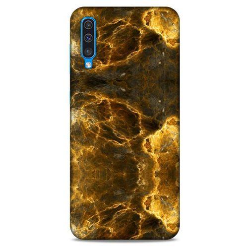 Mermer Desenli (9) Tema Kılıf Koyu Kahverengi Samsung Galaxy A50 Kılıf