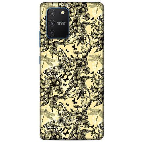 Samsung Galaxy S10 Lite Kılıf Kelebek Etkisi (34) Slim Armor Kılıf Karışık Renkli