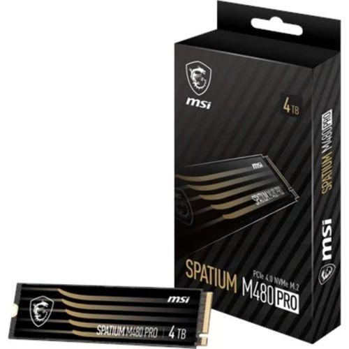 4TB MSI SPATIUM M480 PRO NVME M.2 SSD