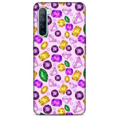 Oppo Reno 3 Kılıf Baskılı Özel Seri Taşlı (50) Shockproof Kılıf