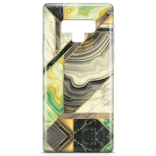 Samsung Galaxy Note 9 Kılıf Vintage Mermer Arka Kapak Koruma Desenli Full Koruyucu