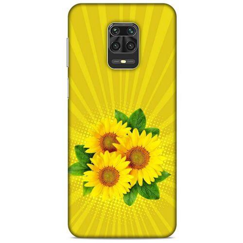 Lopard Xiaomi Redmi Note 9S Uyumlu Kılıf Bahar (16) Kalın Kılıf Ayçiçek