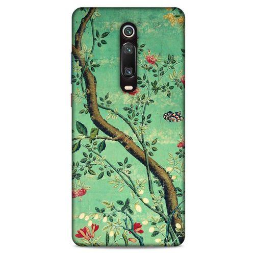 Xiaomi Mi 9T Uyumlu Kılıf Yeşil Delisi (28) Arka Kapak Zümrüt yeşili