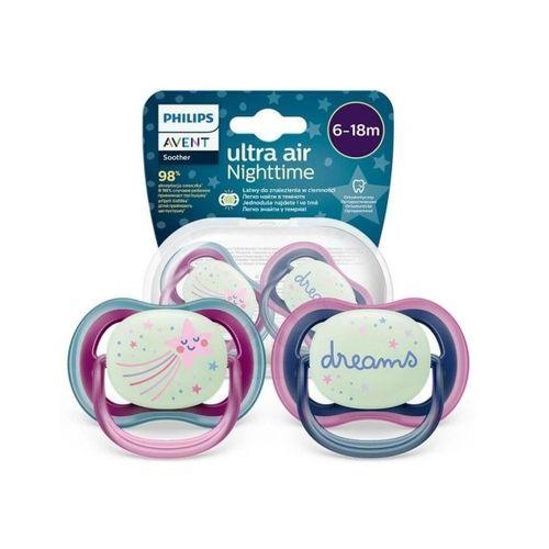 Philips Avent Philips Avent Ultra Air Gece Emzik 6-18 Ay Kız