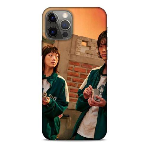 Apple iPhone 12 Pro Uyumlu Kılıf Squid Game (10) Full Koruma Kılıfı Sang-Ook