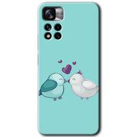 Redmi Note 11 Pro Plus 5G Kılıf HD Desen Baskılı Arka Kapak - Mutlu Kuşlar