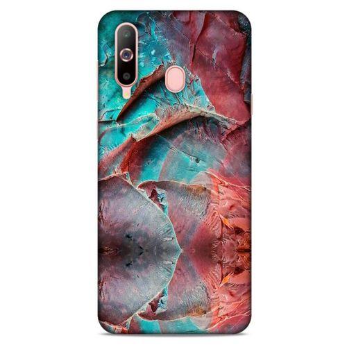 Samsung Galaxy A60 Kılıf Baskılı Özel Seri Taşlı (49) Ultra Silikon Kılıf