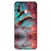 Samsung Galaxy A60 Kılıf Baskılı Özel Seri Taşlı (49) Ultra Silikon Kılıf