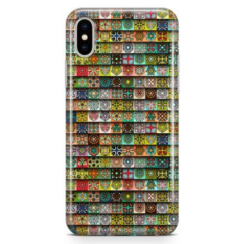 Apple iPhone XS Kılıf Tarihi Motifler Arka Kapak Koruma Desenli Full Koruyucu