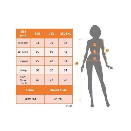 Kadın Kısa Kollu Yuvarlak Yaka Beli Kuşaklı Geometrik Desenli Süprem Elbise