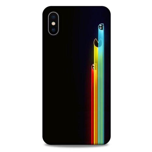 Retro (29) Desen Arka Koruma Kılıfı Renkli Apple iPhone XS Max Kılıf