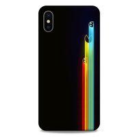 Retro (29) Desen Arka Koruma Kılıfı Renkli Apple iPhone XS Max Kılıf