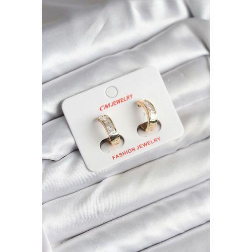 14K Gold Renk Kaplama CM Kadın Küpe