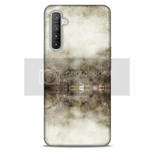 Paslı Renkler Beyaz Siyah Samsung Galaxy M21 Kılıf
