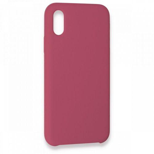 XD iPhone XS Max Kılıf Lansman Legant Silikon - Fuşya