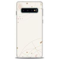 Samsung Galaxy S10 Kılıf HD Baskılı Kılıf - Yıldız Haritası + Tam Ekran Koruyucu