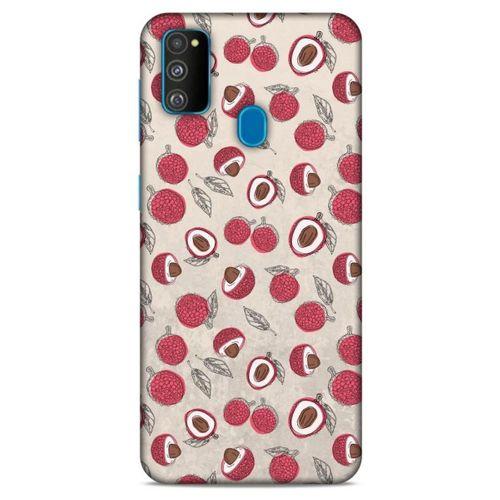 Frutix Lychee 01 Samsung Galaxy M30s Kılıf Desenli Silikon