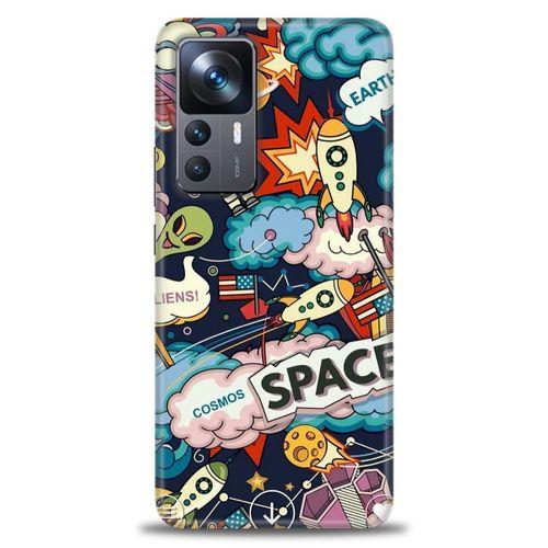 Xiaomi Mi 12T Kılıf HD Baskılı Kılıf - Space + Tam Ekran Koruyucu