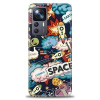 Xiaomi Mi 12T Kılıf HD Baskılı Kılıf - Space + Tam Ekran Koruyucu