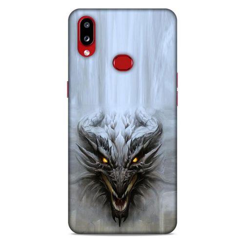 Samsung Galaxy A10s Kılıf Dragons (11) Tam Koruma Beyaz Ejderha