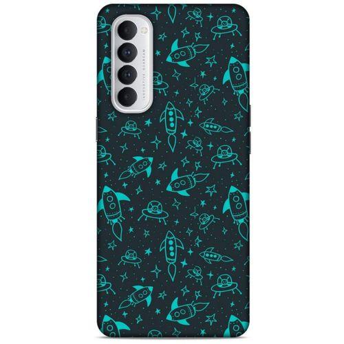 Oppo Reno 4 Pro Uyumlu Kılıf Yeşil Delisi (46) Core Armor Kılıf Tropikal orman yeşili