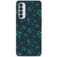 Oppo Reno 4 Pro Uyumlu Kılıf Yeşil Delisi (46) Core Armor Kılıf Tropikal orman yeşili