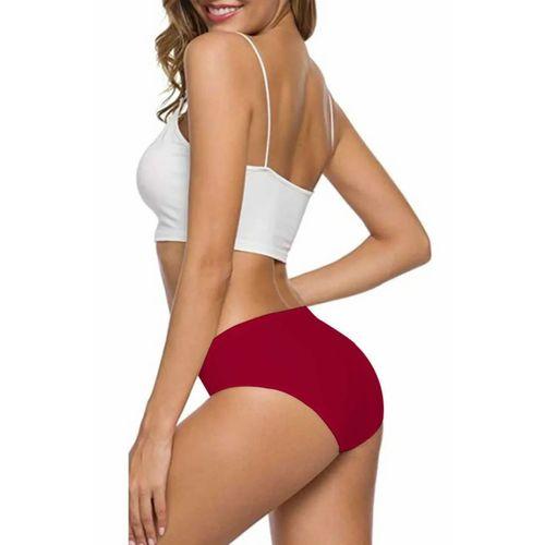 6 Adet Kadın Dikişsiz Lazer Kesim Esnek İz yapmayan Külot S5