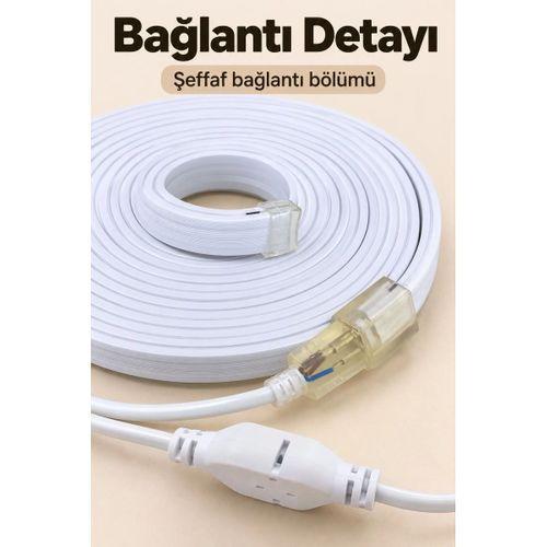 Şerit Aydınlatma Beyaz Işıklı İki Pimli Fişli Model